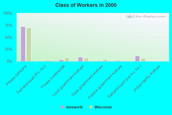 Class of Workers in 2000