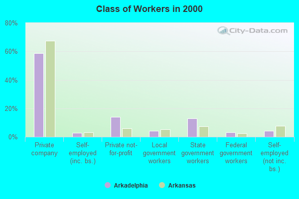 Class of Workers in 2000