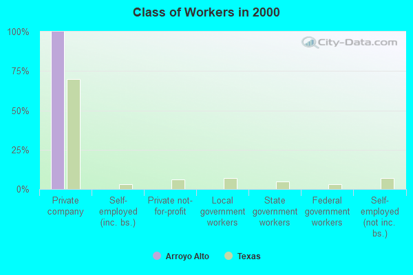 Class of Workers in 2000