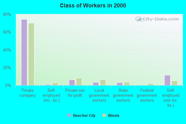 Class of Workers in 2000