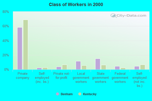 Class of Workers in 2000