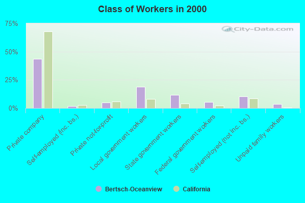 Class of Workers in 2000