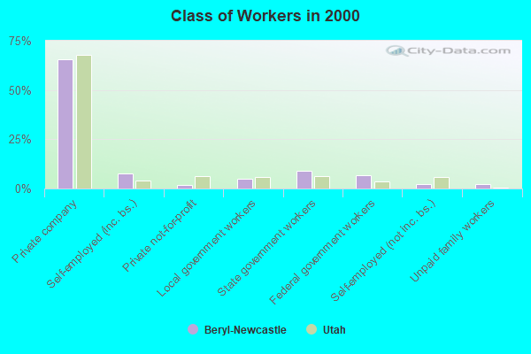 Class of Workers in 2000