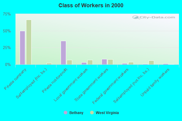 Class of Workers in 2000