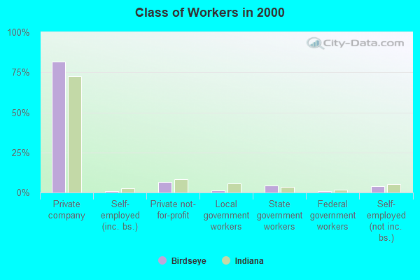 Class of Workers in 2000