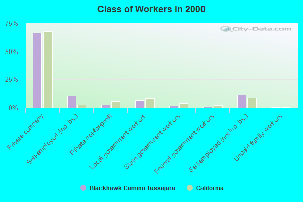 Class of Workers in 2000