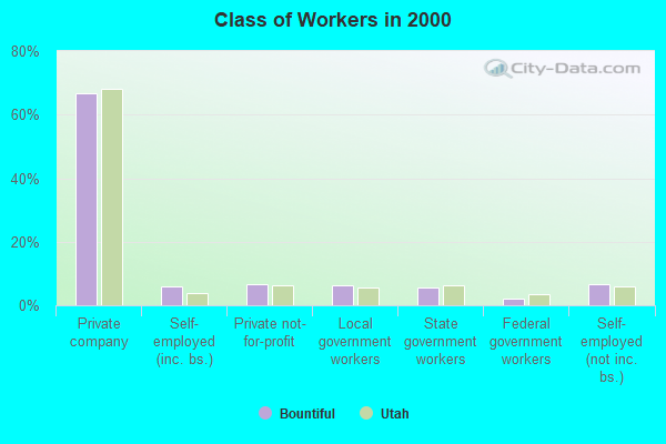 Class of Workers in 2000