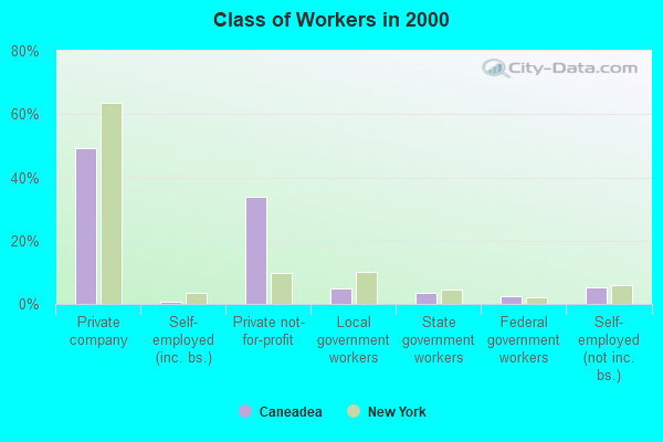 Class of Workers in 2000