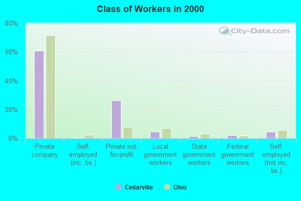 Class of Workers in 2000