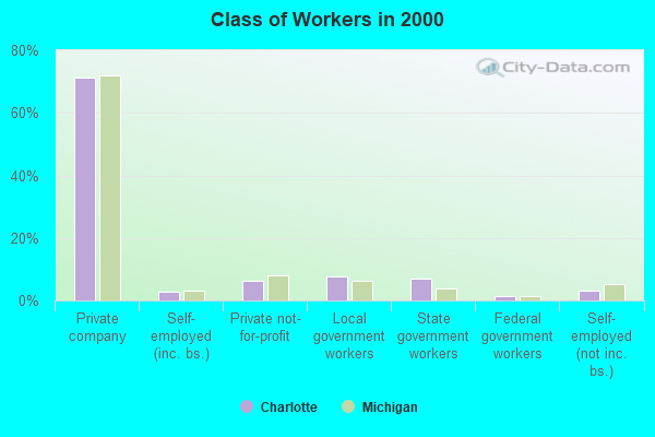 Class of Workers in 2000