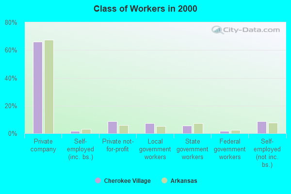 Class of Workers in 2000