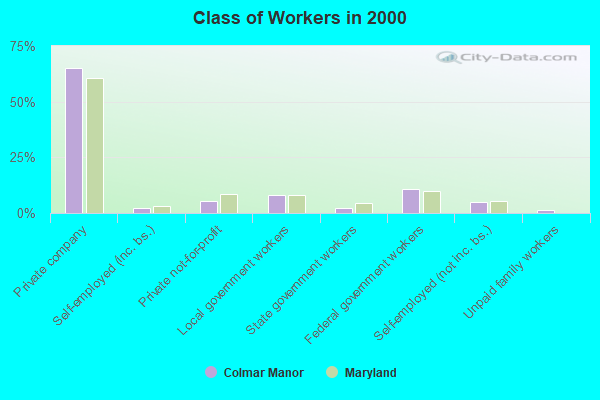 Class of Workers in 2000