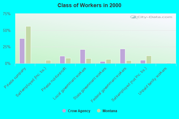 Class of Workers in 2000