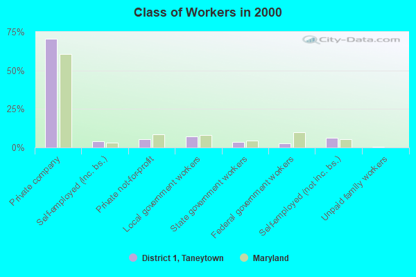 Class of Workers in 2000