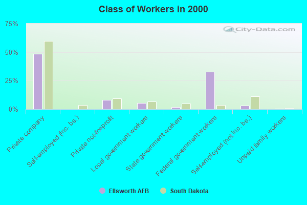 Class of Workers in 2000