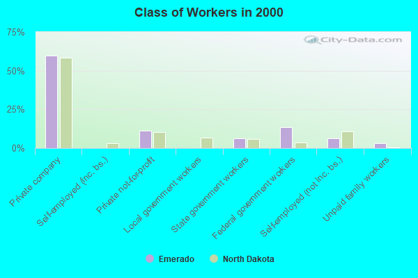 Class of Workers in 2000