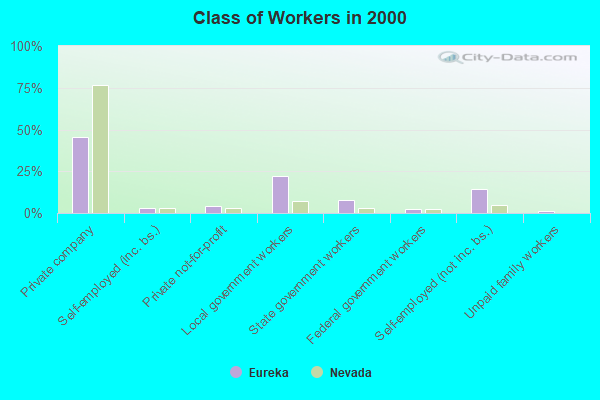 Class of Workers in 2000