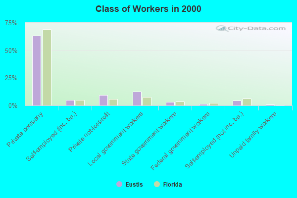 Class of Workers in 2000