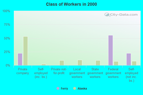 Class of Workers in 2000