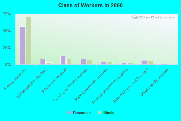 Class of Workers in 2000