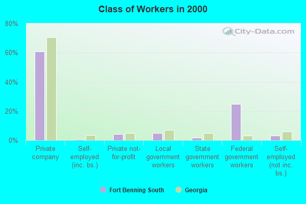 Class of Workers in 2000