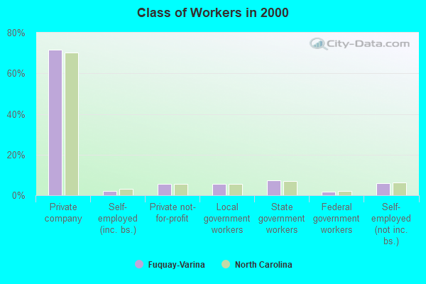 Class of Workers in 2000