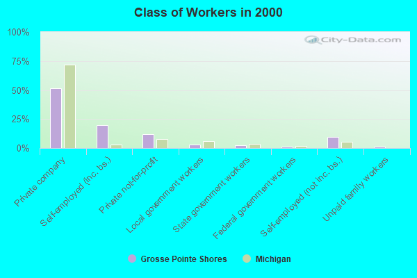 Class of Workers in 2000