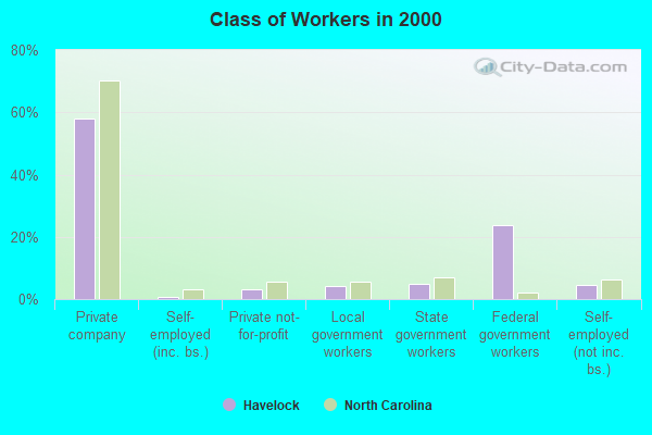 Class of Workers in 2000