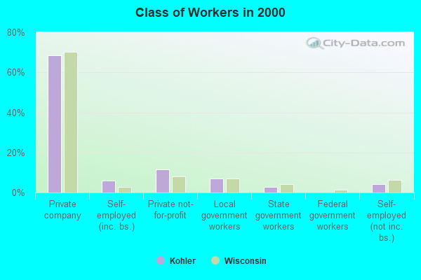 Class of Workers in 2000