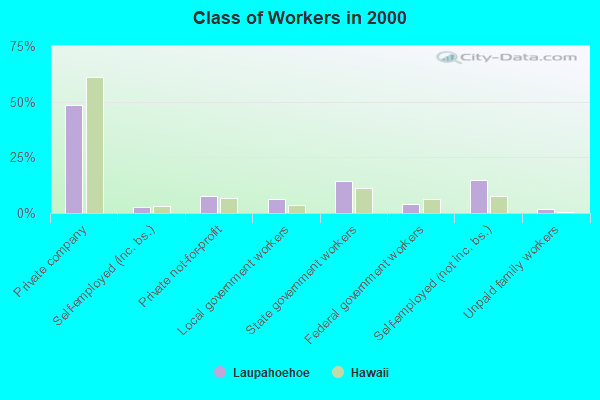 Class of Workers in 2000