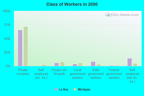 Class of Workers in 2000