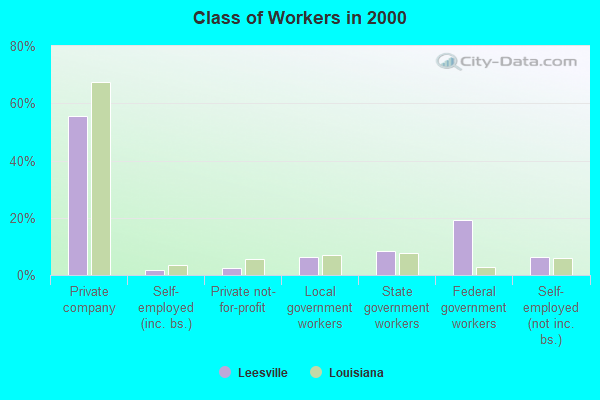 Class of Workers in 2000