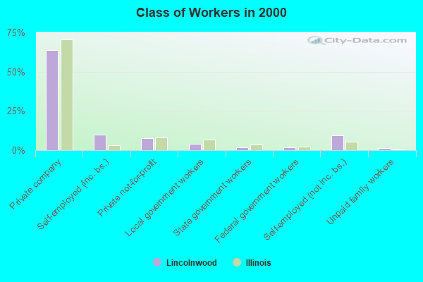 Class of Workers in 2000