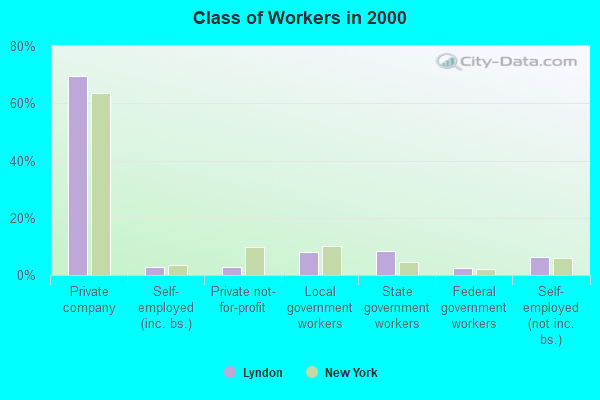 Class of Workers in 2000