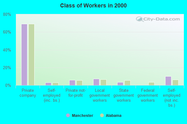 Class of Workers in 2000