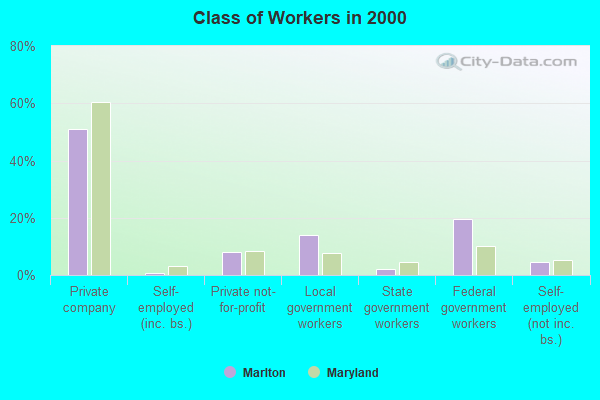 Class of Workers in 2000