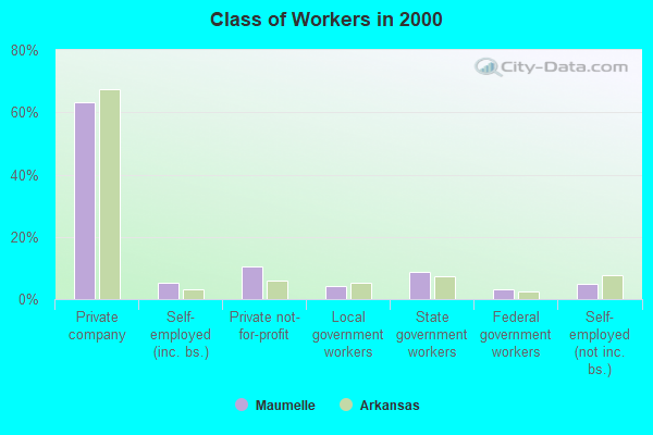 Class of Workers in 2000