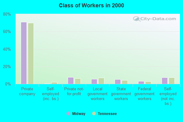 Class of Workers in 2000