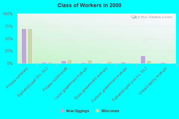 Class of Workers in 2000