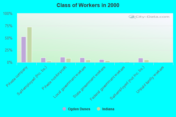 Class of Workers in 2000