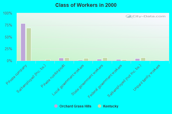 Class of Workers in 2000