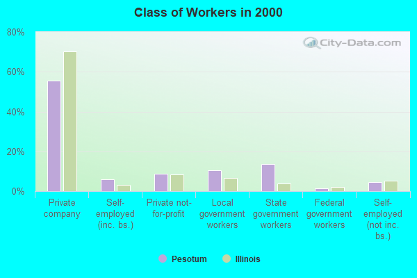 Class of Workers in 2000