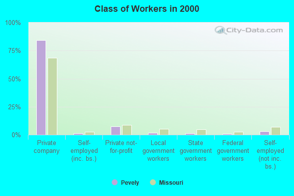 Class of Workers in 2000