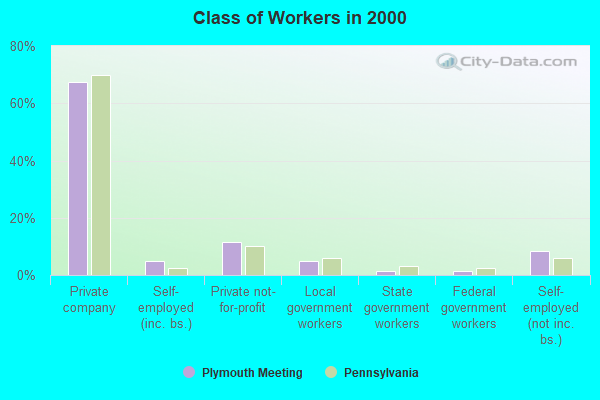 Class of Workers in 2000