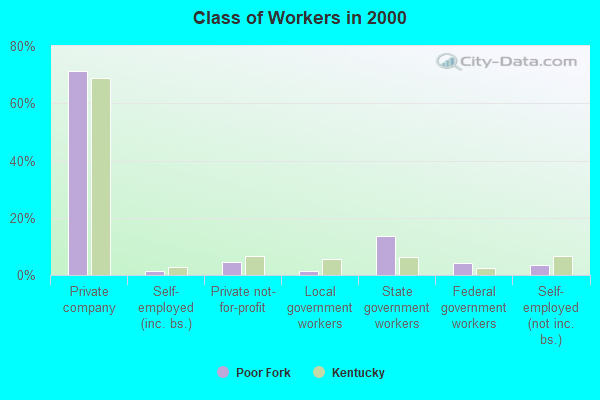 Class of Workers in 2000