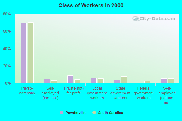 Class of Workers in 2000