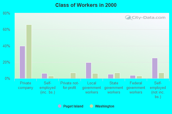 Class of Workers in 2000