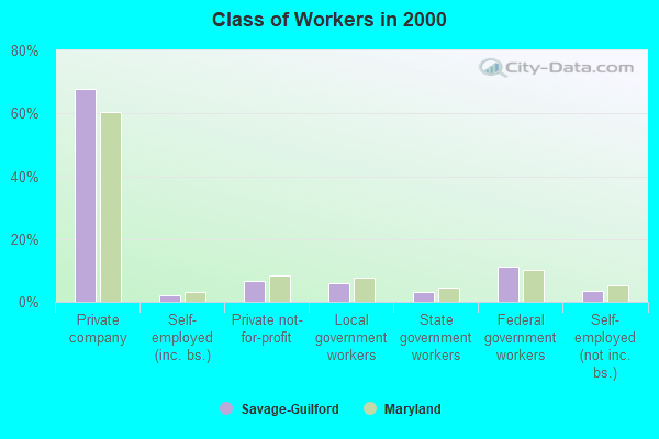 Class of Workers in 2000