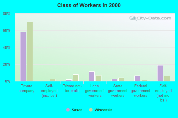 Class of Workers in 2000