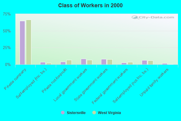 Class of Workers in 2000